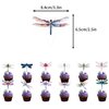 Dragonfly Birthday Decorations Cute Insect Dragonfly Party Decorations Includes Dragonfly Happy Birthday Banner, Cake Topper, Cupcake Topper, Balloons