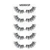 Laflare 25MM Silk Mink Max Volume 3D False Eyelashes, Reusable Fluffy Natural Looking False Lashes, Wispy Lashes 5 Pairs Value Pack (MS08X5P)