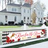 Kentucky horse derby banner backdrop party supplies horse racing outdoor indoor sign birthday party decorations supplies