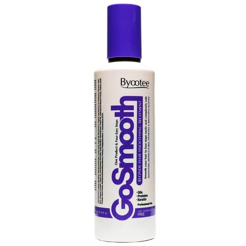 Byootee GoSmooth Blonde Hair Professional Smoothing Treatment, Enriched With a Blend of Amino Acids, Natural Oils, Keratin and Hyaluronic Acid. 100% Formaldehyde Free.