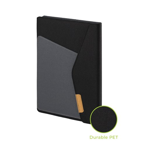 Rocketbook Capsule Cover for Orbit Executive - 100% Recyclable Cover with Pen Holder, Magnetic Clasp & Inner Storage - Black