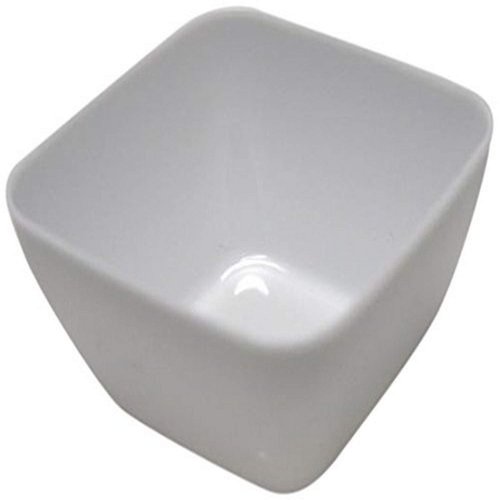 Mini Appetizers Dessert Plastic Bowls, 18 Pcs, 2 1/2-Inch (White)