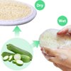 18 Pieces Exfoliating Loofah Pad Mini Round Bath Shower Loofah Sponge Pad Exfoliating Scrubber Natural Bath Sponge Brush for Men and Women