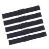 Ecojumi 5Pcs/Lot Adjustable Elastic Band For Wigs Non Slip Adjustable Straps For Wig Caps Black 1Inch 1.2Inch 1.4Inch Width Wig Fixed Band 5Pcs/Lot Secure And Steady, Adjustable Wig Bands (3.5A-5PCS)