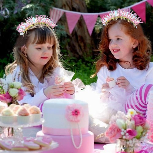 BAHABY Birthday Headbands for Women Girls Glitter It's My Birthday Headband Happy Birthday Decorations Birthday Gifts for Women, Pink