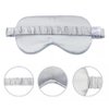 Mulberry Silk Sleep Eye Mask with Silk Covered Elastic Strap | Ultra Soft Sleep Mask Black