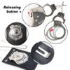 3 otters 6PCS Police Pretend Play Toy Set, Cop Accessories Metal Handcuffs, Police Officer Costume/ Gear for Kids