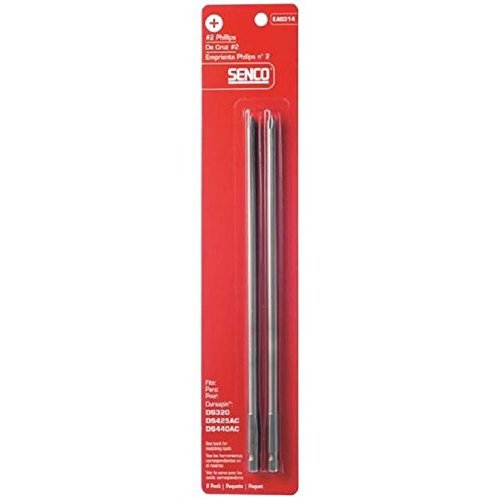 Senco ORGL77329 DuraSpin Phillips Replacement Screwdriver Bit Set, 2 Pieces, 6 in Length