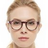 OCCI CHIARI Lightweight Designer Acetate frame Stylish Reading Glasses For Women (5006-Purple*2, 1.5)
