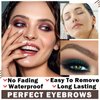 AWCCXMYM Eyebrow Pencil Brow Pencil,Waterproof Eyebrow Pencil Brow Pen with Micro-Fork Tip,Long Lasting Eyebrow Microblading for Natural Beautiful Eye Brown Makeup - Brown