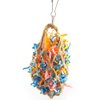 Litewoo Bird Foraging Shredding Nest Chew Hanging Toy for African Grey Cockatoos Conure Parakeet Quaker Cockatiel Cage Accessories