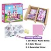 COGO MAN Girls Princess Castle Building Blocks Toys Pink Palace King's Banquet Bricks Toys for Girls 6-12 Construction Play Set Educational Toys for Kids 254 PCS