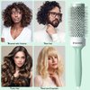 EAGLE FORTRESS Professional Round Hair Brush for Blow Drying with Ceramic + Ionic, Round Brush for Blow Out with Innovative Bristle Combination Round Brush for Bangs, Blowout, Styling (1.69 in)