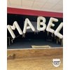 Cream White Letter W Balloons, 40 Inch Giant Letter Balloons W Foil Mylar Helium White Letter Balloons for Birthday Party Supplies Anniversary Event Celebration Decorations Alphabet White W