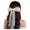 Lace Hair Bows for Women Lace Hair Bow Clips White Lace Bows for Hair Bridal Bow for Women Bachelorette Party Decorations