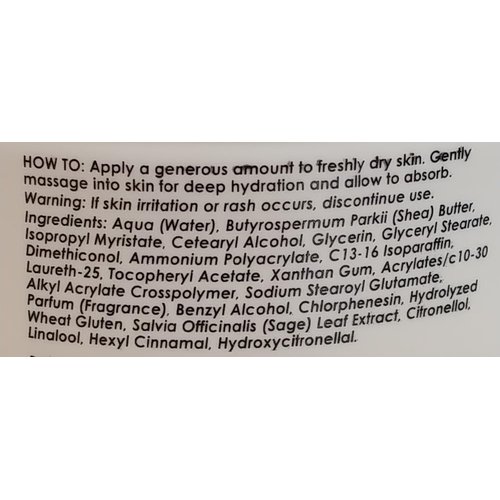 Ciroa, BODY BUTTER, Coconut & Macadamia Oil, 15.8 oz (450gr) Dermatologically Tested, Nourish & Hydrate, Pack of One