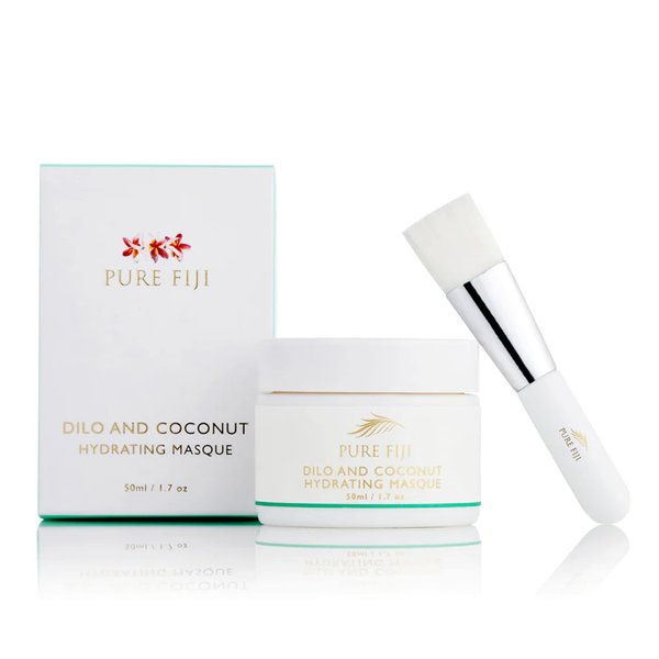 PURE FIJI Dilo & Coconut Hydrating Face Mask: Deep Moisture Skincare Mask for Hydrated, Radiant Skin | Beauty Products for Nourishing and Hydrating Your Face (1.7oz/50ml)