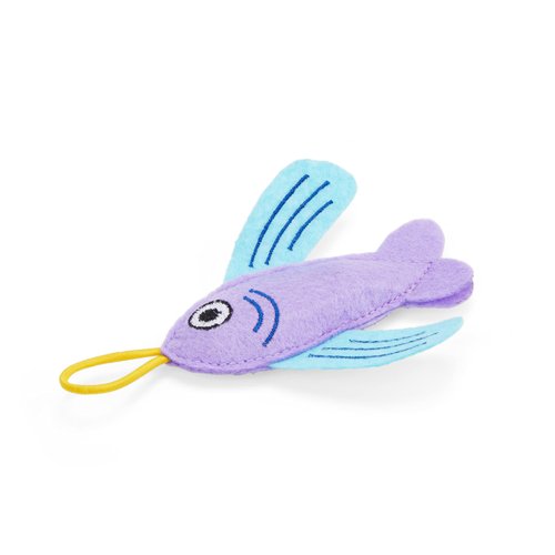 Leaps & Bounds Flinger-Style Fish Cat Toy X-Small