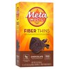 Metamucil Fiber Thins, Psyllium Husk Fiber Supplement, Digestive Health Support and Satisfy Hunger, Chocolate Flavored, 12 Servings
