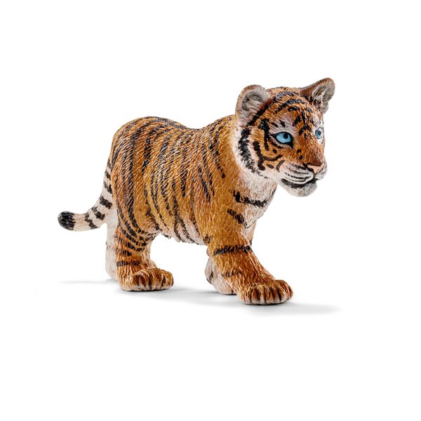 Schleich Wild Life, Animal Figurine, Animal Toys for Boys and Girls 3-8 years old, Tiger Cub, Ages 3+