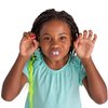 Fun Express 24 Pieces Easter Bunny Teeth, BPA Free Plastic, Easter Party Supplies, White