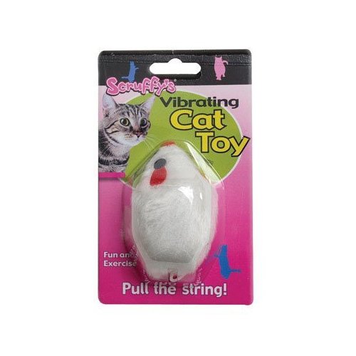 Scruffy Cat Toy Vibrating Mouse