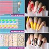 Teenitor Acrylic Fake Nails Kit, Press On Nail Supplies with Clear Coffin Nail Tips Nail Stand Nail Art Brushes Dotting Pen Glitter Sequins Sticker Rhinestones Nail Decorations Press On Nails Kit