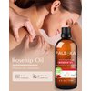 Rosehip Oil Rosehip Oil for Face - Rosehip Seed Oil 4oz, for Face & Skin, Gua Sha Massage, Hair & Nails, Carrier Oil, Unrefined Cold Pressed Rose Hip Oil