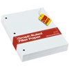 1InTheOffice Graph Paper Loose Leaf, Graph Ruled Filler Paper, 8.5 x 11, 100 Sheets, White, 2 Pack
