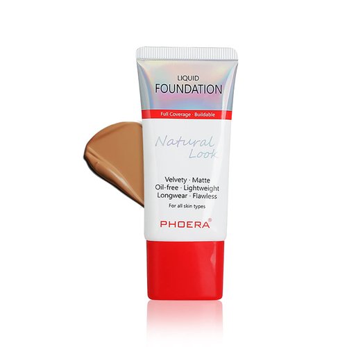 Matte Foundation, Anglicolor Flawless Full Coverage Foundation 30ml Matte Oil-Control Long Lasting Waterproof Liquid Foundation for Women Girls (1PC# 106#)