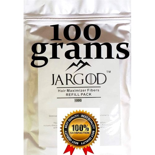 100 Gram Hair Building Fibers - Refill Your Existing Fiber Bottle - Hair Filler Fibers - Hair Loss Concealer For Thinning Hair by JARGOD (Gray)