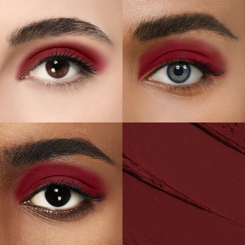 Color Mirror Longwear Cream Eye Shadow Sticks(70 Red Rose Matte),Smudge-Proof, Waterproof Eyeshadow,Silky Formula With Makeup Brush,Red Eyeshadow Stick
