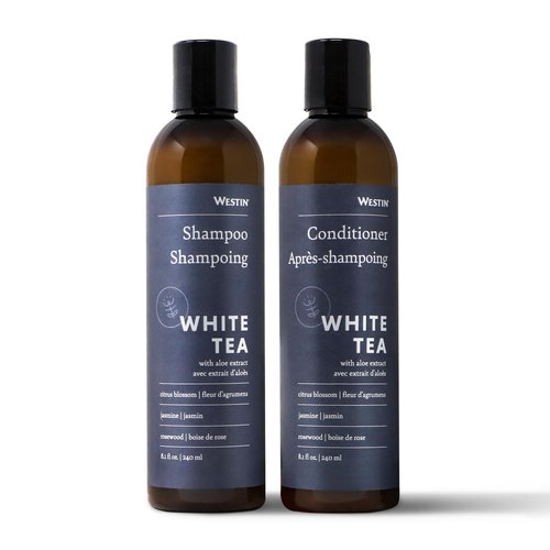 Westin Shampoo &amp; Conditioner Set with Signature White Tea Aloe Scent - Hydrating, Moisturizing, R...