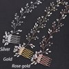 fxmimior Bride Hair Accessories Crystal Hair Vine Headband Wedding Hair Comb Evening Party Hair Piece (gold)…