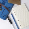Purture Refill Lined Paper, Leather Journal Refills Lined, 6-Holes Inserts (320 Pages) for A6 Binder Refillable Journals Notebooks, 2 Pack(Each Pack 80 Sheets, 160 Pages)