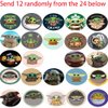 Baby Yoda Birthday Party Supplies, 109 Pack Party Favors - 12 Pack Bracelets, 12 Pack Keychains, 12 Pack Button Pins, 1 Pack Tattoo Sticker Set of 72 Stickers for Birthday Party Decorations