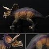 Gemini&Genius Dinosaur World Toys Triceratops Action Figure Realistic Dinos Figurine Storytelling, Birthday Cake Topper, Role Play, Collection for Kid 3-12 Years Old