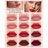 3Pcs Matte Liquid Lipstick Set, High Pigmented Lip Stain Tint, Long Lasting 24H Red Lipstick Waterproof Non-Stick Cup Velvet Lip Gloss, Smudge Proof Not Fade Lip Blam Makeup Gift Box for Women - SET B