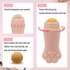 4 Pcs Oil Absorbing Volcanic Roller, Portable Reusable Cat Claw Shape Oil Control Natural Stone Facial Oil Control Tool Face Roller T-Zone Oil Removal Ball