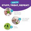 Outward Hound by Planet Dog Nooks Peace Interactive Treat Dispensing Dog Toy, Small, Green