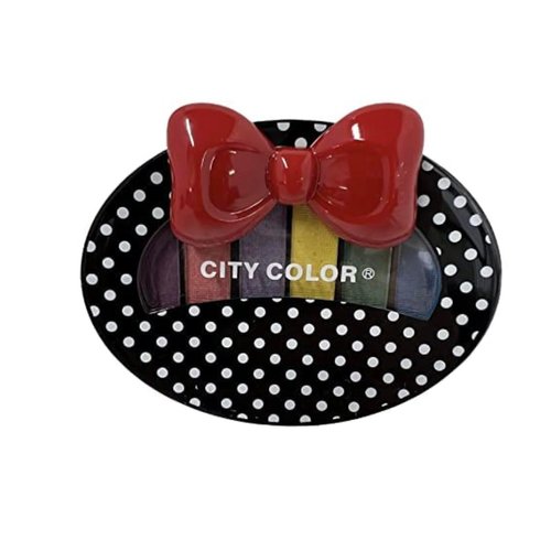 CITY COLOR Polka Dot Eye Shadow COLLECTION TWO (2) 1.0 oz ~Vibrant Shades in Cute Polka Dot Compact for Bold, Playful Eye Looks!