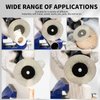 5Pcs 60mm Diamond Cutting Disc Cut Off Wheels with 5Pcs Mandrel 1/8'' Shank Stone Blade for Rotary Tool Cutting Discs Polishing Glass Tiles Marble Plastic Jade (2.36in)