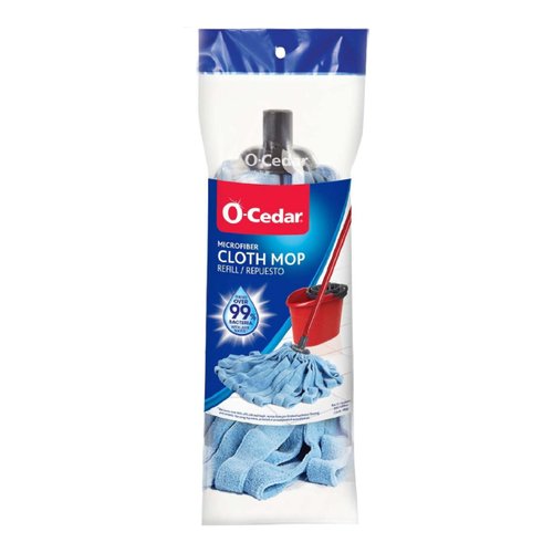 O-Cedar Microfiber Cloth Mop Refill, Blue