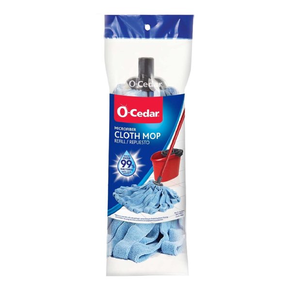 O-Cedar Microfiber Cloth Mop Refill, Blue
