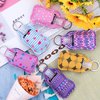 Duufin 60 Pcs Hand Sanitizer Keychain Holders Set with 30 Pcs Empty Bottles 30 Pcs Hand Sanitizer Holder for Backpack Purse