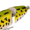 Arbogast Jitterbug Topwater Bass Fishing Lure - Excellent for Night Fishing, Frog White Belly, G670 Jointed (3 1/2 in, 5/8 oz) (G670-06)