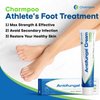 CHARMPOO Antifungal Cream for Foot and Body: Fast Relief Athlete's Foot Jock Itch Psoriasis Ringworm Eczema Rashes - Powerful Herbal and Miconazole Formula 30g(Pack of 1)