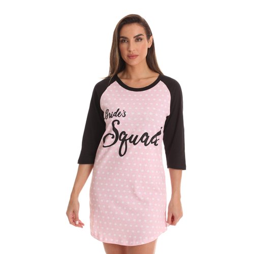 Just Love Bridal Party Sleep Shirt with Sleep Mask 6786-262-3X