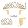 60 & Fabulous Sash & Rhinestone Tiara Set, Black Gold 60th Birthday Gifts for Women, Birthday Sash/Tiara for Women's 60th Birthday Party Decoration (Black 60th)