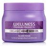 Wellness Premium Products Silver Conditioning Treatment Mask for Blonde & Grey Hair Tones Unwanted Brassiness & Yellow Undertones - 500ML